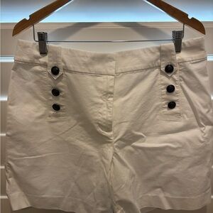 Talbots White Sailor Shorts  NWOT!